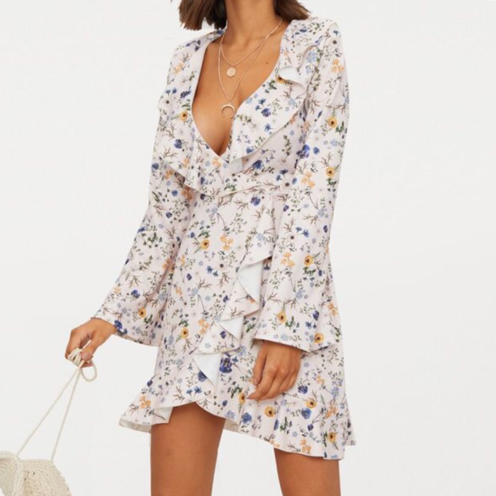 Floral Wrap Dress